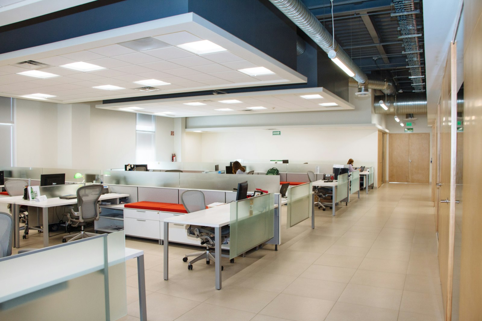 A bright, open-plan Melbourne office space